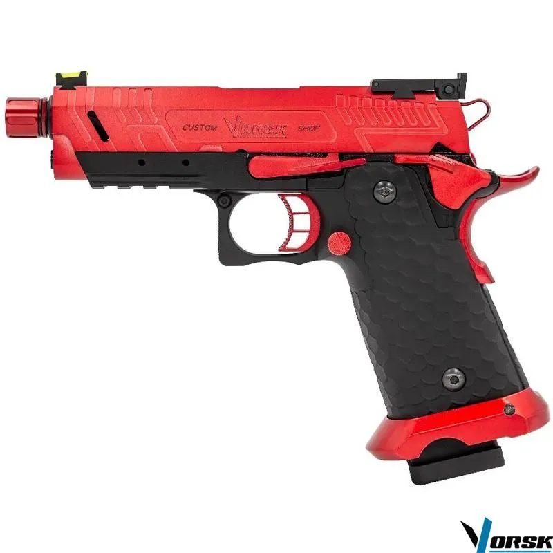 Vorsk Gbb Cs Hi Capa Vengeance Compact Rojo Negro Airsoftyecla Es