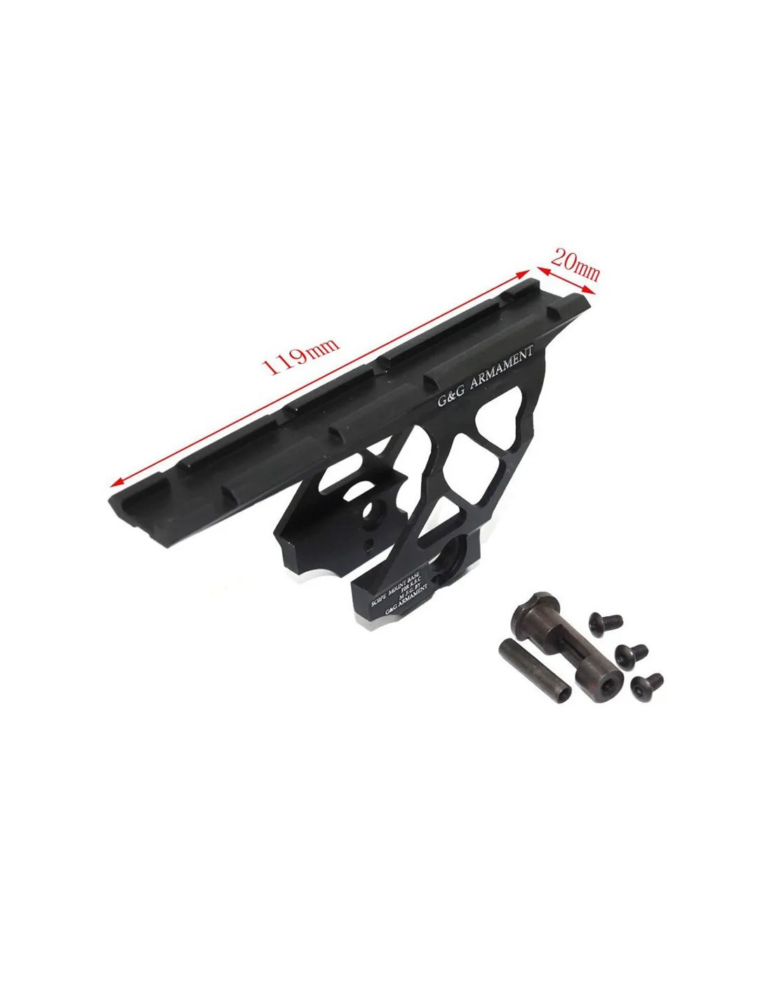 RAÍL 20MM PARA M9 Y M92 COMPATIBLE
