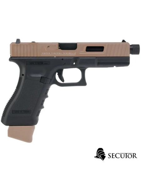 pistola-co2-blow-back-gladius-magna-iii-dual-tone-secutor-detalle-gatilho
