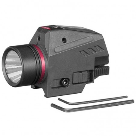 Linterna táctica con laser rojo SD129