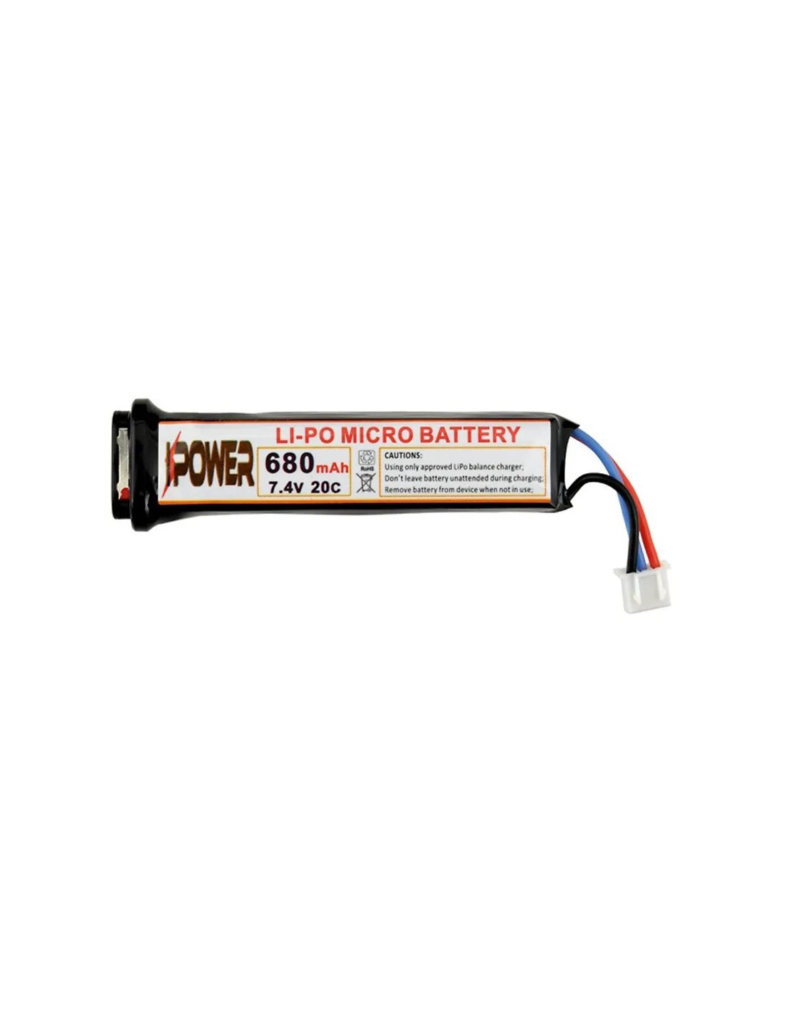 BATERÍA 7,4V 680mAh 20C para pistola eléctrica