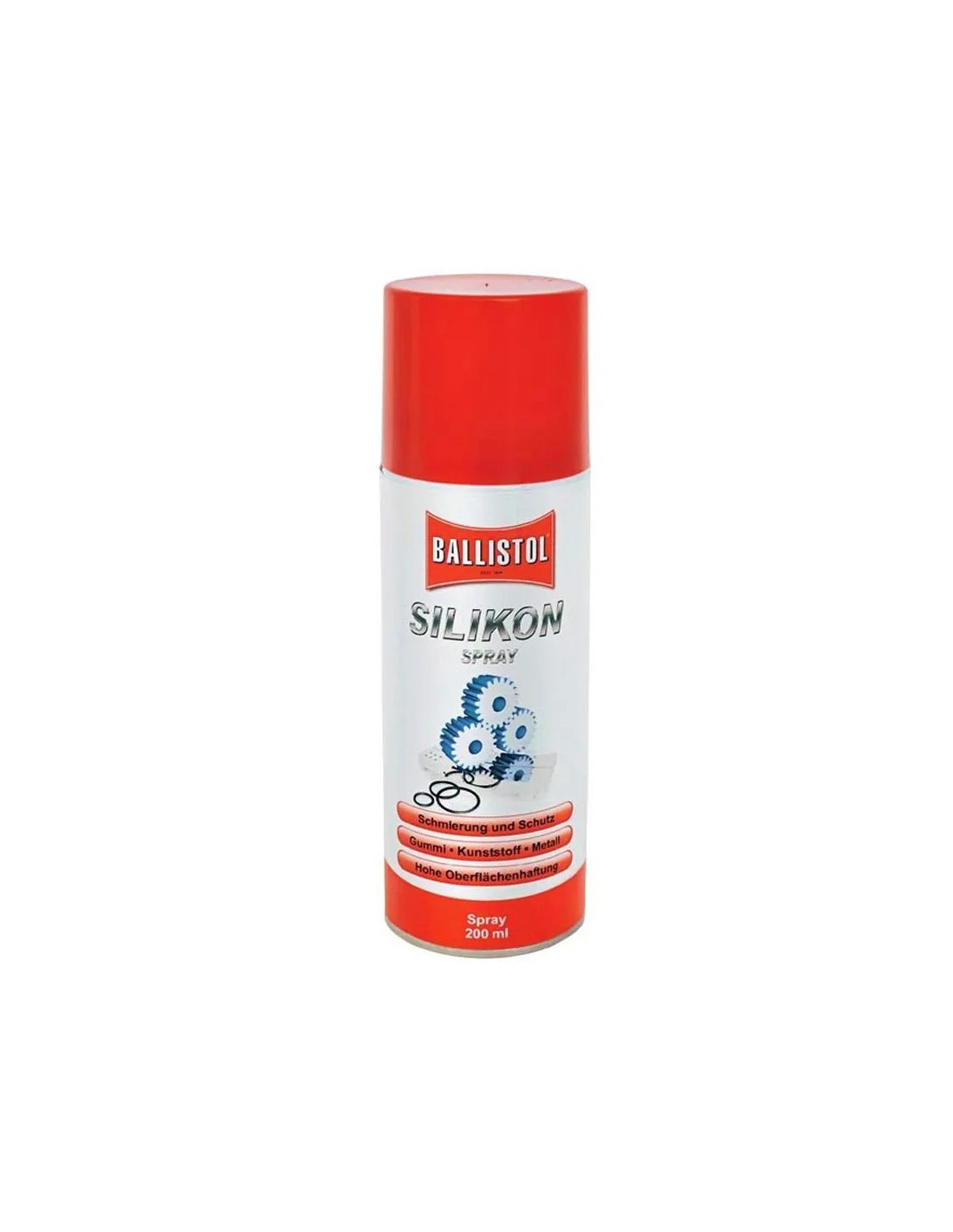 Spray de silicona 200 ml lubricante protector para armas equipos y piezas móviles