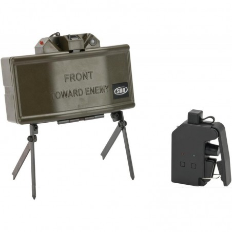 M18A1 CO2 Airsoft Claymore Mine(2 power cup y pila incluido)
