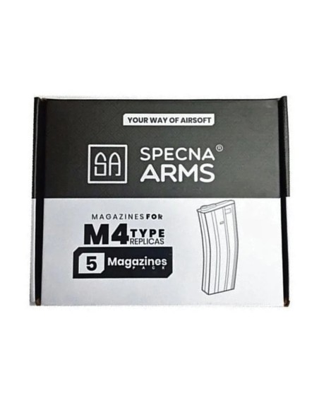 pack-5-cargadores-specna-arms-mid-cap-120bbs-black-vista-frontal