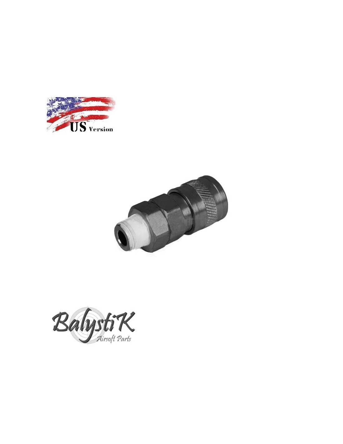 ACOPLADOR HPA ROSCA MACHO 1/8 NPT Dorado