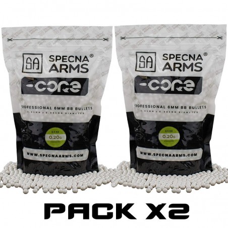 PACK X2 BOLSAS DE BOLAS 0.20g BIO SPECNA ARMS - 0.5kg