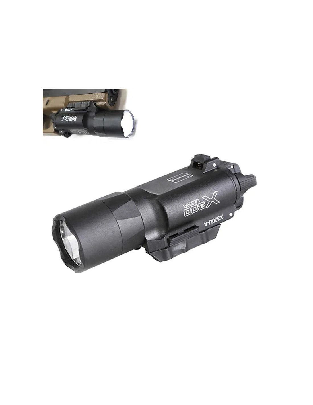 LINTERNA LED X300U 200 LÚMENES BATERÍAS CR123A 16340