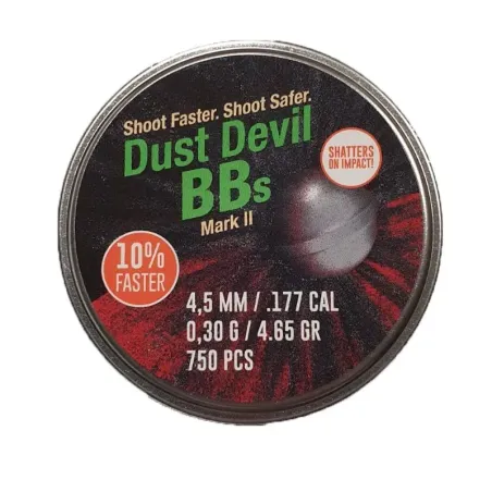 BBs H&N Frangibles 0,29g lata 750 unid. 4,5mm GreenLine - AirsoftYecla.es