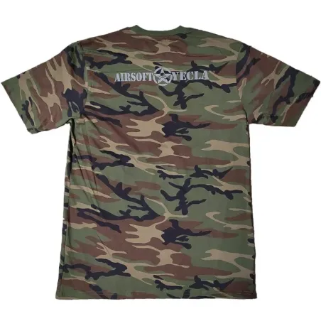 Camiseta Manga corta Mil-Tec Woodland para niño - AirSoftYecla.es