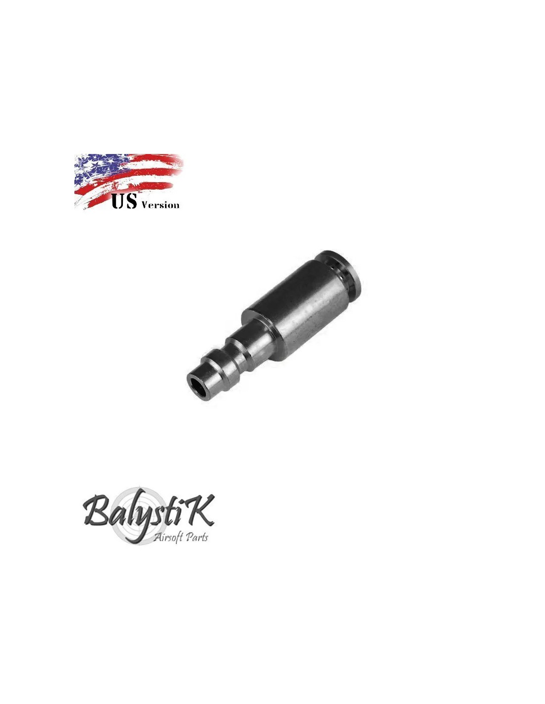 CONECTOR MACHO US PARA MACROLINEA 6 MM CONEXIÓN RÁPIDA