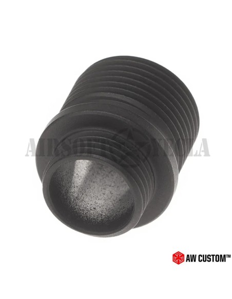 adaptador-silenciador-pistola-negro-vista-frontal-aw-custom