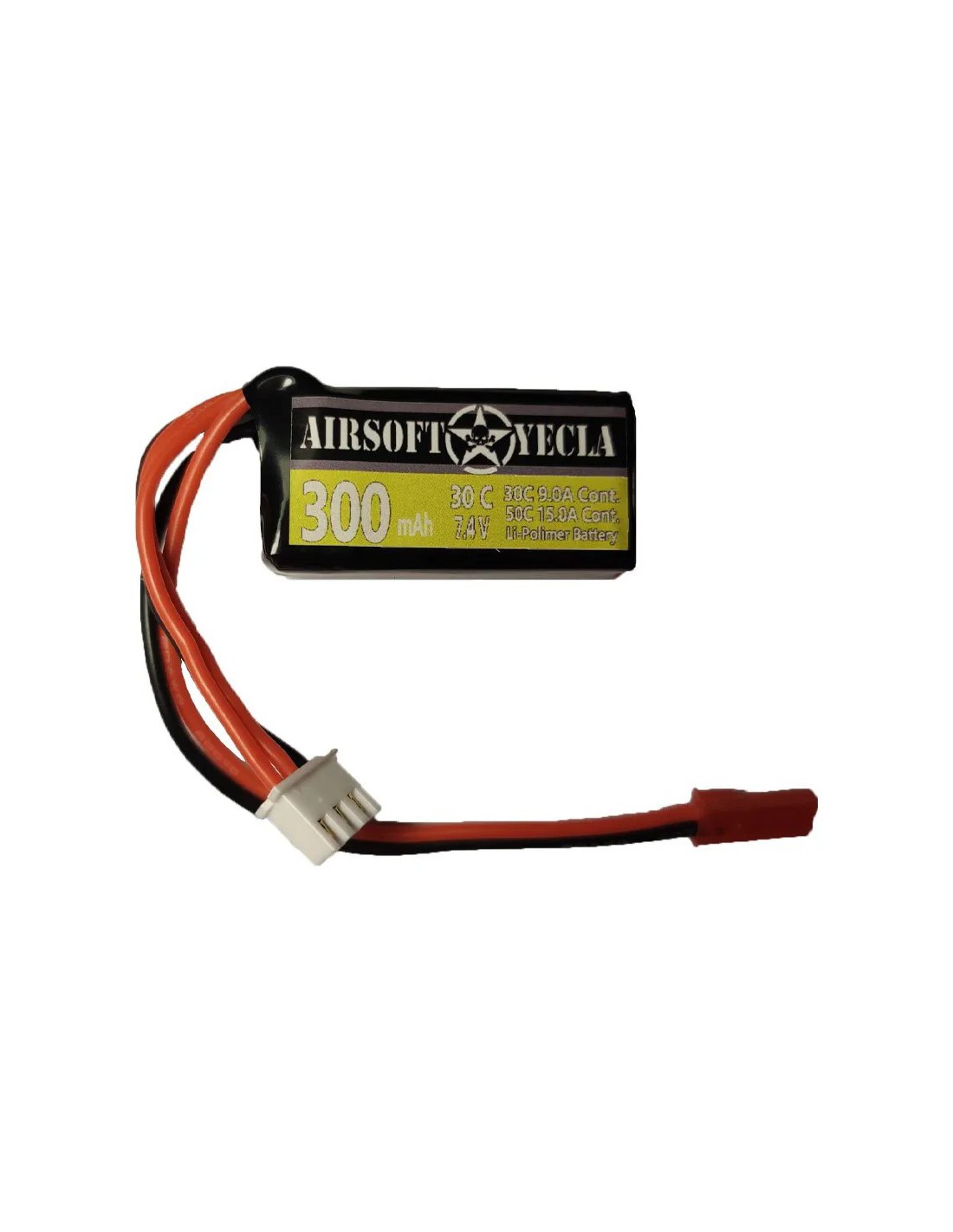 BATERÍA HPA 7,4V Lipo 300mAh 30C