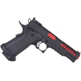 Pistola gbb Hi-Capa 5.1 Hex Cut Red Golden Eagle New Gen airsoft 3339R  pistolas gas gbb airsoft — Coronel Airsoft - Tienda de airsoft,  equipamiento, cuchillería y supervivencia