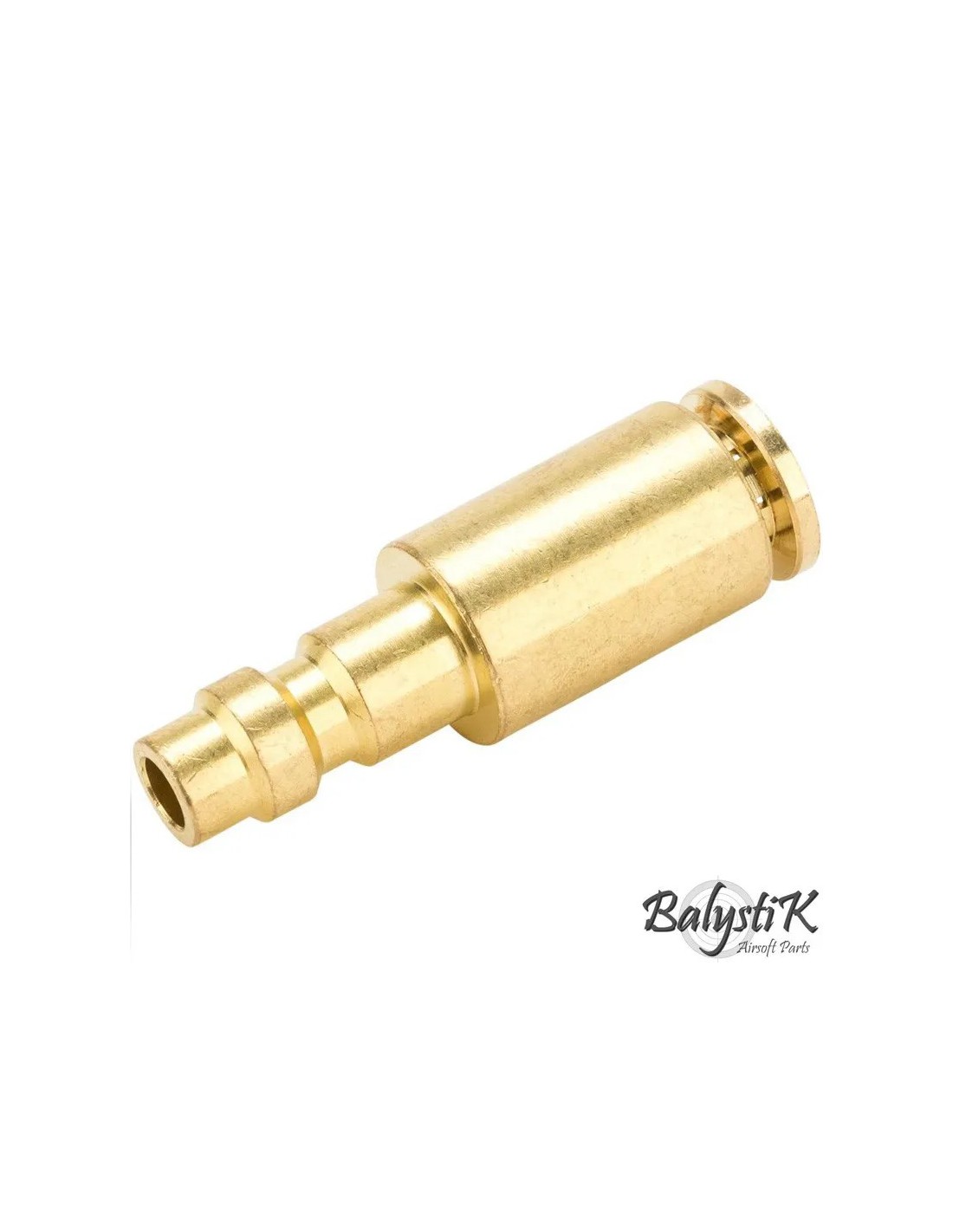 CONECTOR MACHO PEZÓN 8MM Plateado