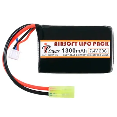 Batería IPower 7.4V 1300mAh 20C mini - AirSoftYecla.es