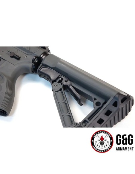 G&G-CM16-SRL-TAN-airsoft-rifle-in-action
