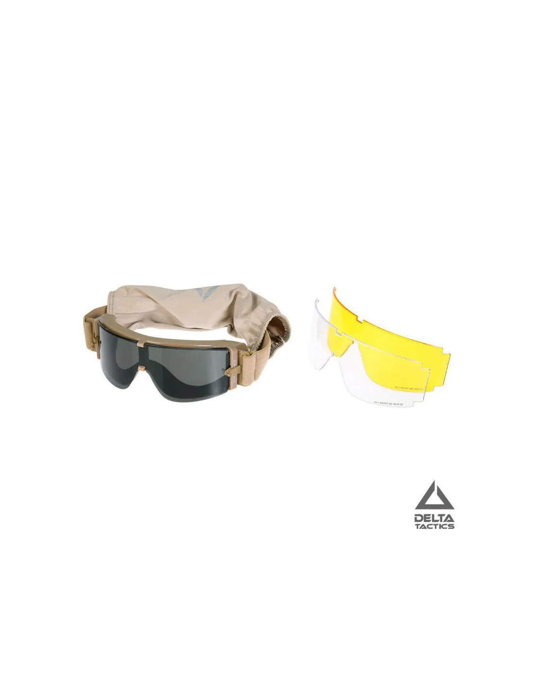 GAFAS DE PROTECCIÓN CON 3 LENTES INTERCAMBIABLES Y FUNDA PARA CINTURÓN