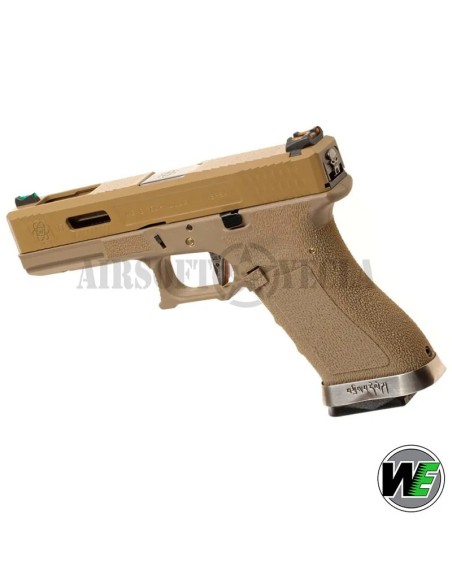we17-v2-custom-metal-version-tan-lateral-view