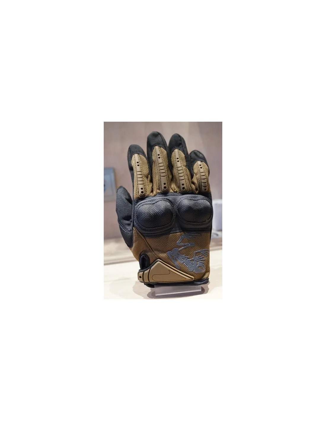 GUANTES TÁCTICOS FROG SKELETON TAN TALLA L