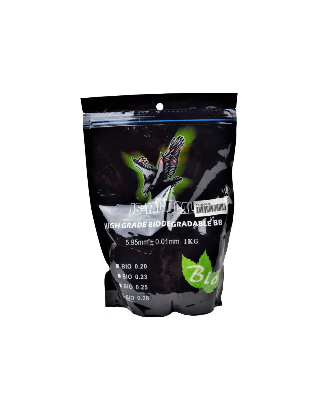 BOLAS BIODEGRADABLES 6MM 0.28G 1KG BLANCO