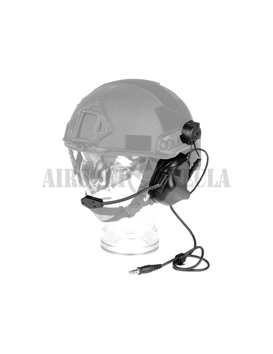 AURICULARES PROTECTORES AUDITIVOS CON MICRÓFONO BOOM Y CONECTOR PARA CASCO