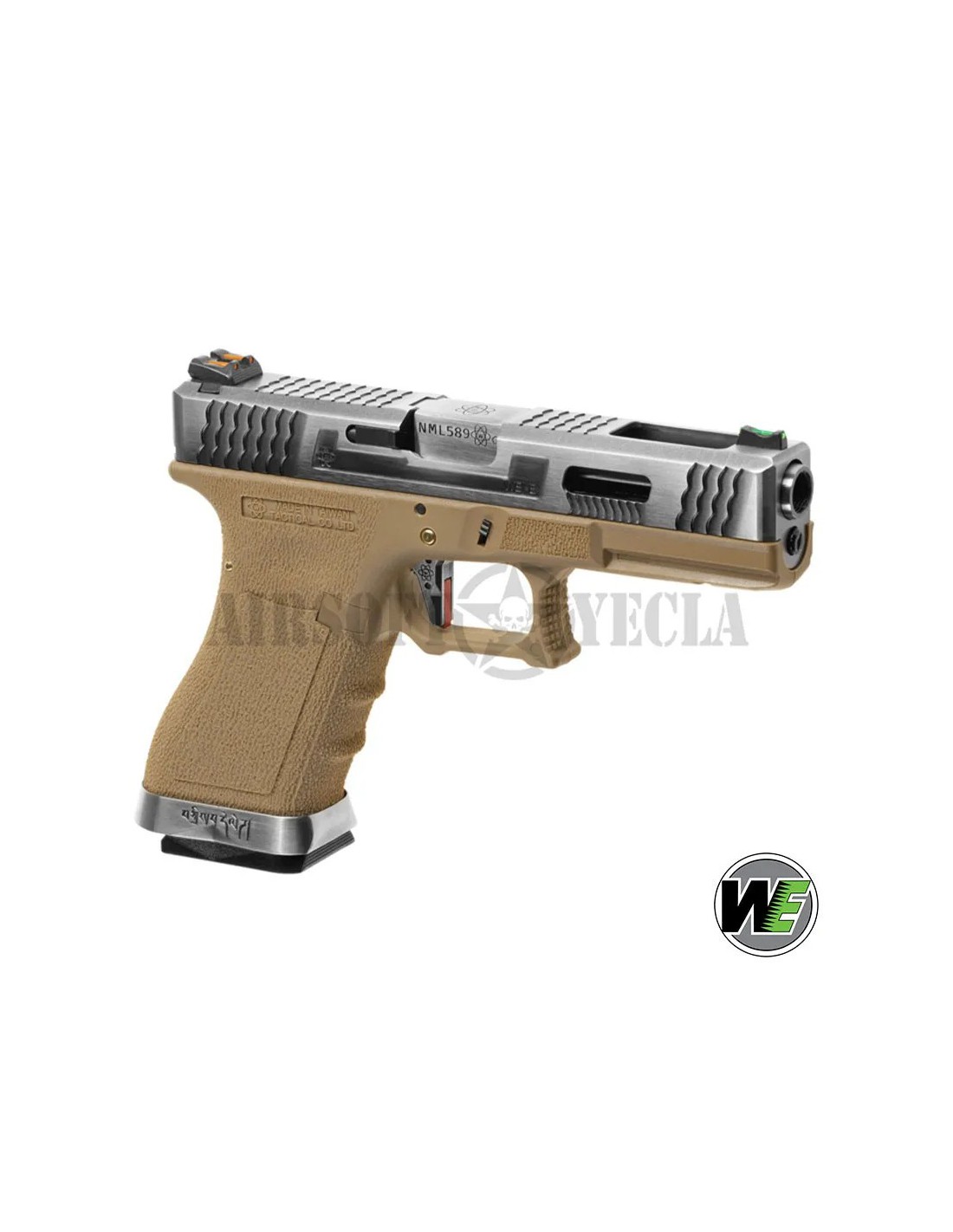 Glock 18C Plateado