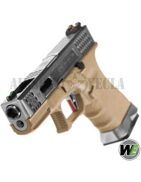 WE-G-Force-19-SV-silver-barrel-metal-version-gas-blowback