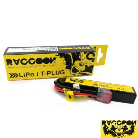 RACCOON PRO 1100mAh 25/50C 11.1V BATTERIE STICK