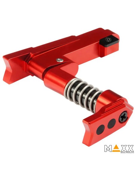 reten-liberador-cargador-maxx-model-cnc-rojo-frontal
