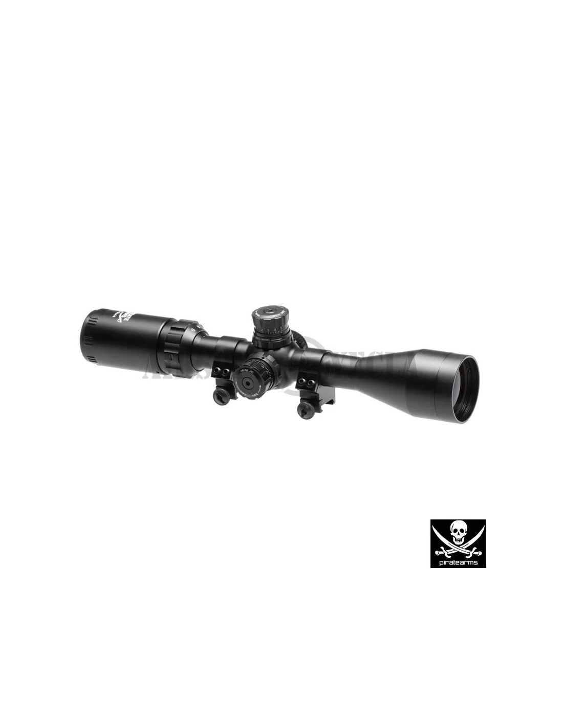 MIRA TELESCÓPICA 3-9x44 ILUMINADA Titanio