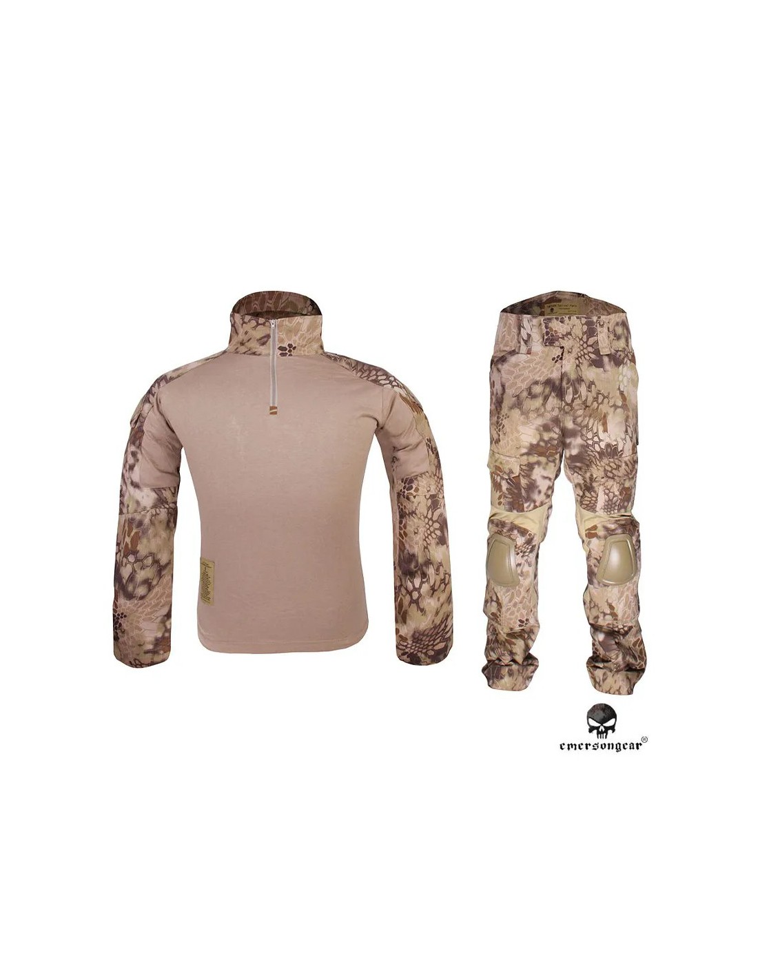 Uniforme de combate Generación 2 Highlander tejido ripstop con protecciones acolchadas