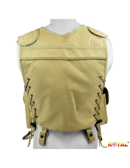 chaleco-tactico-royal-tan-detalle-bolsillos
