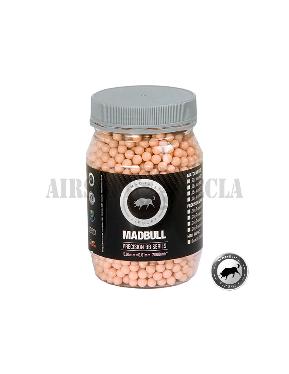 Bolas trazadoras 0.20 g 2000 unidades Rojas