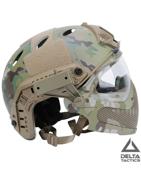 casco-fast-mascara-tan-delta-tactics-uso-en-accion
