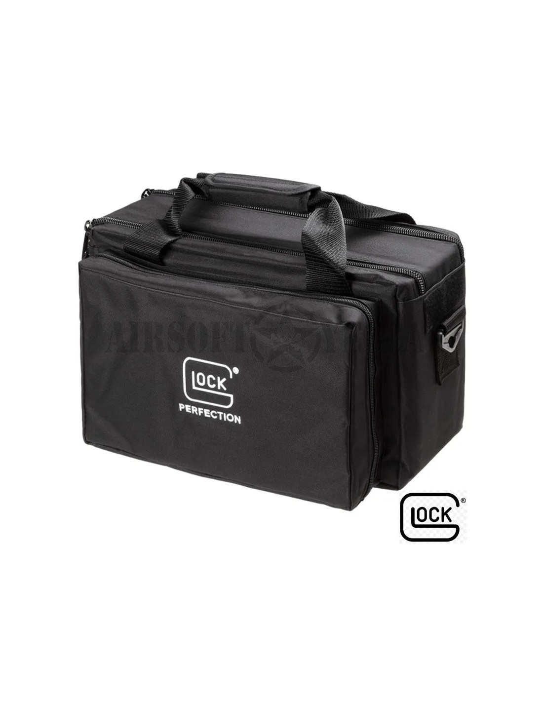 Bolsa de transporte para 4 pistolas con interior acolchado y compartimentos individuales