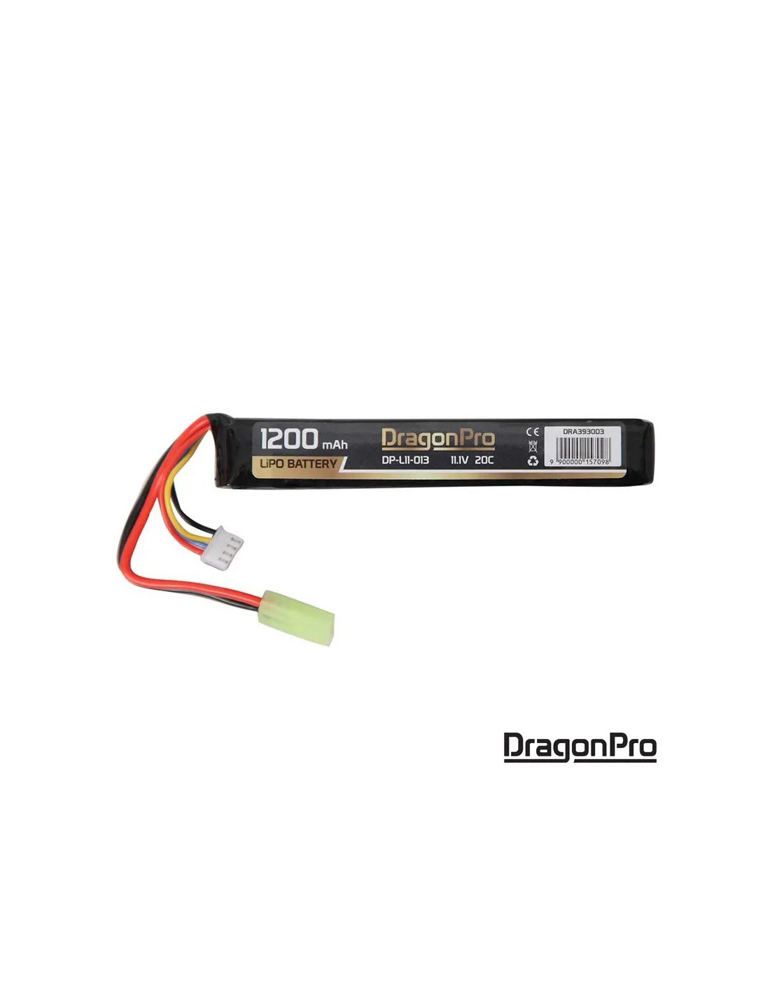 BATERÍA LiPO 11.1V 1200mAh 20C DragonPro DP-L11-013 Mini Tamiya Desértico