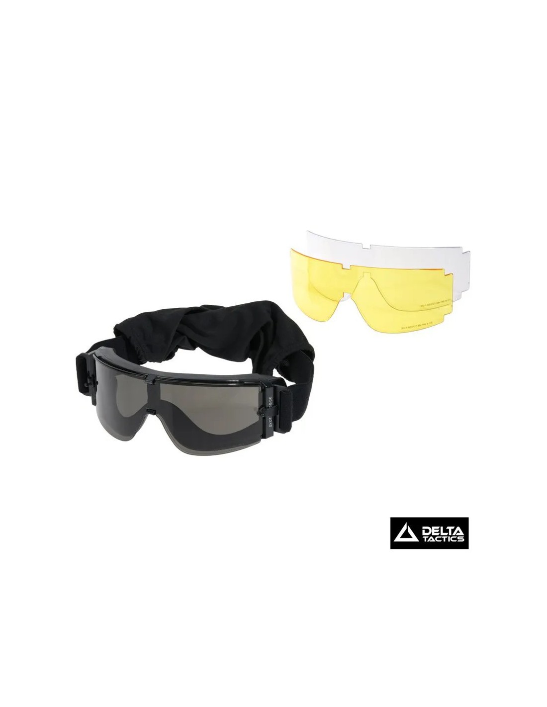 Gafas de protección con 3 lentes intercambiables y funda