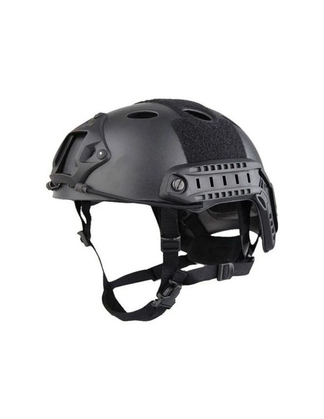 Casco táctico con sistema de ajuste trasero
