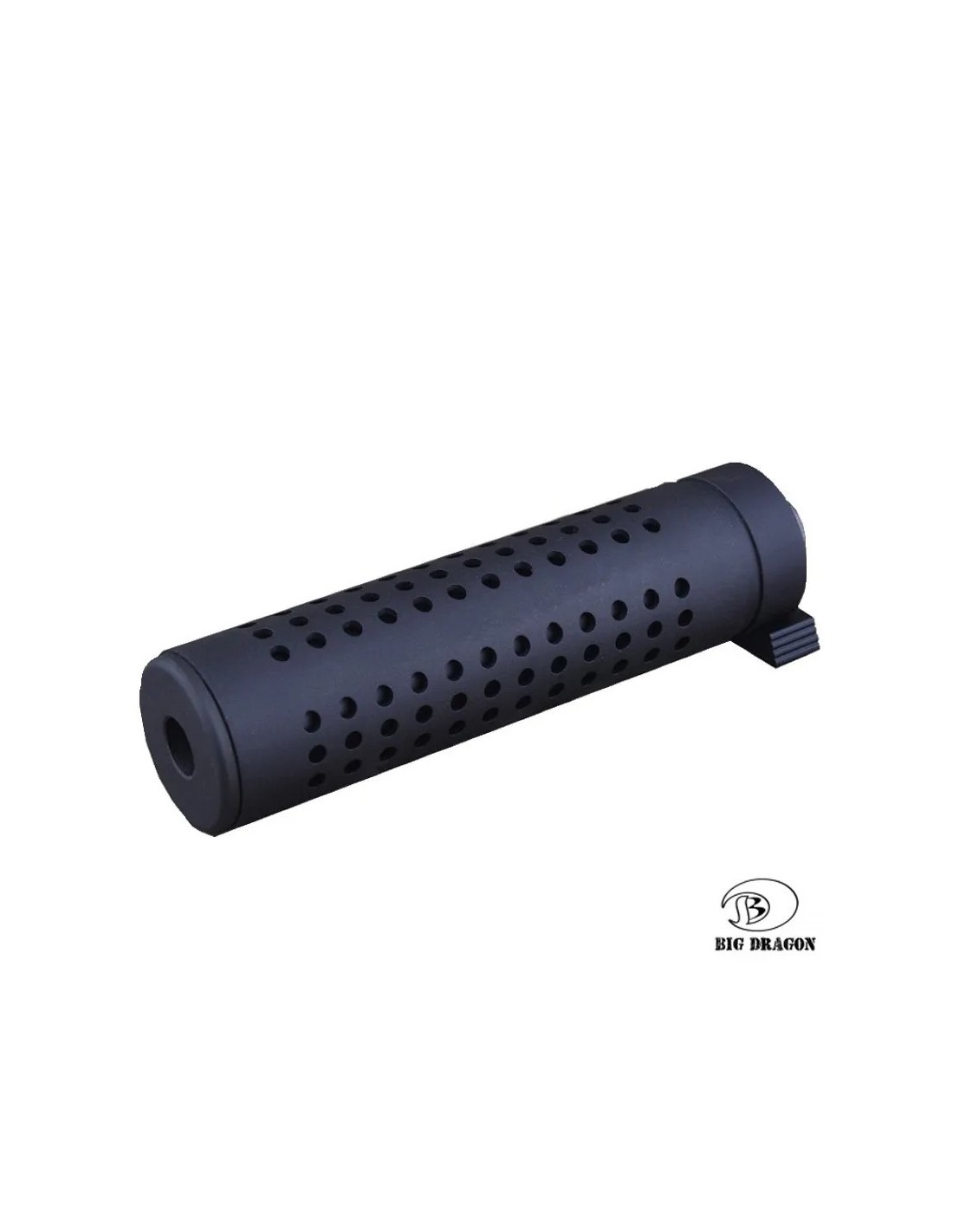 SILENCIADOR CON PARAFLASH ALUMINIO 145 MM DIÁMETRO EXTERNO 38 MM