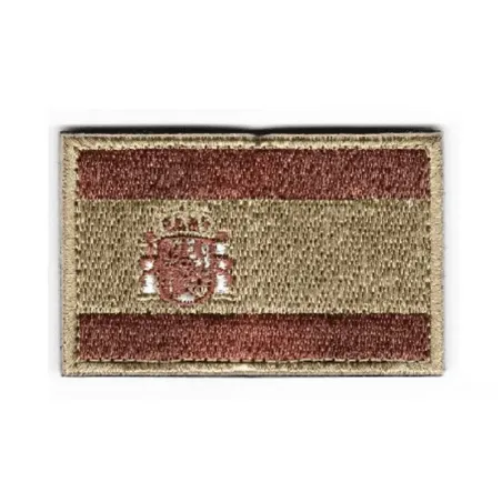 PARCHE BANDERA DE ESPAÑA TAN (Tela) - AirSoftYecla.es