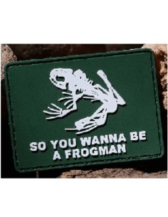Parche PVC Be A Frogman – Alta Durabilidad y Diseño Exclusivo