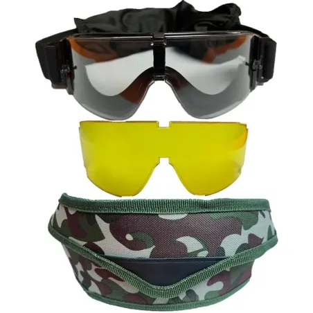 Lunettes de sécurité avec 3 verres noirs