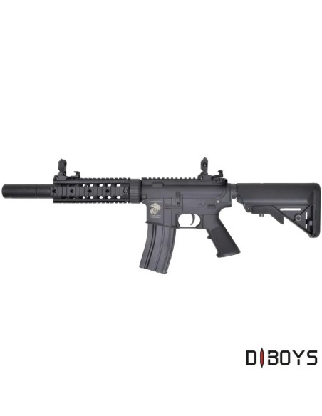 rifle-electrico-m4-10-pulgadas-handguard-tan-dboys-vista-superior