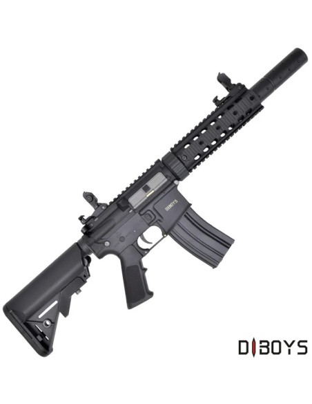 rifle-electrico-m4-10-pulgadas-tan-dboys-en-accion