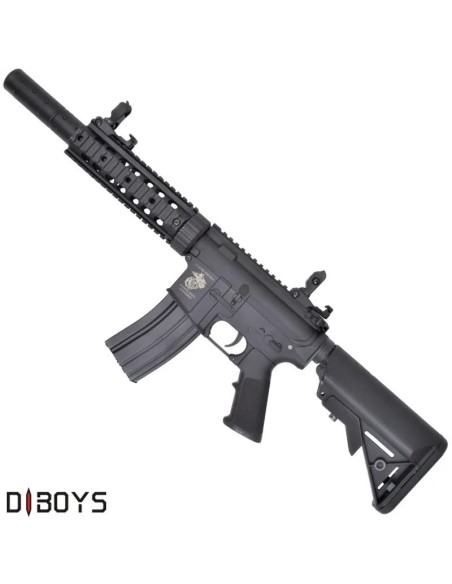 rifle-electrico-m4-10-handguard-etu-tan-dboys-vista-trasera