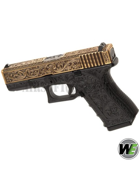 we19-etched-metal-version-gas-blowback-pistol-side-angle