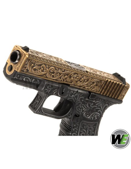we19-etched-metal-version-gas-blowback-pistol-grip-texture