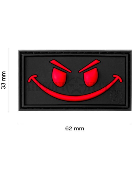 imagen-parche-goma-evil-smile-negro-rojo