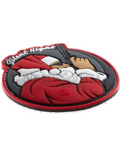 parche-de-goma-evil-smile-negro-y-rojo-detalle 2