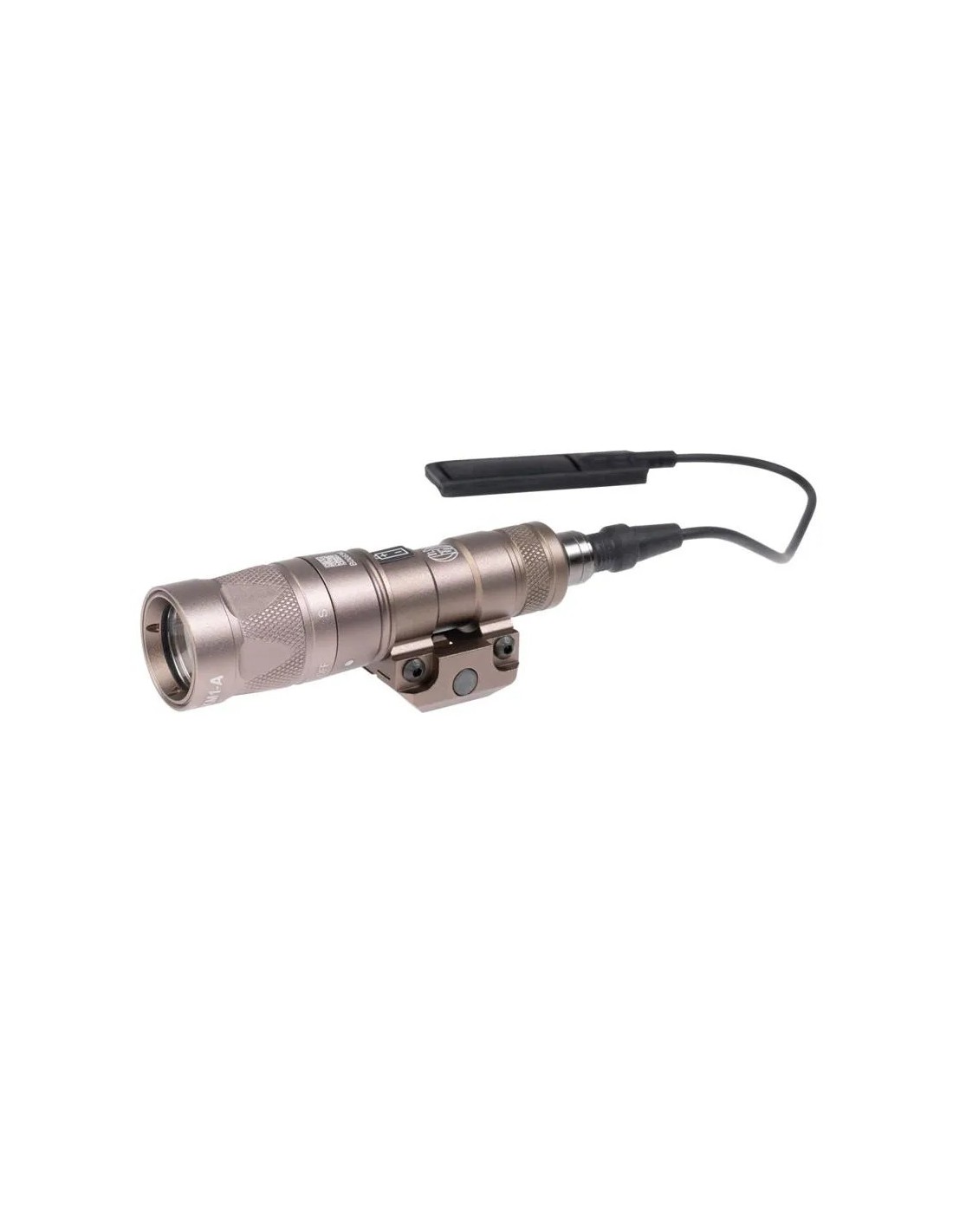 LINTERNA TÁCTICA M300W 120 LÚMENES MONTAJE RAÍL PICATINNY Tan